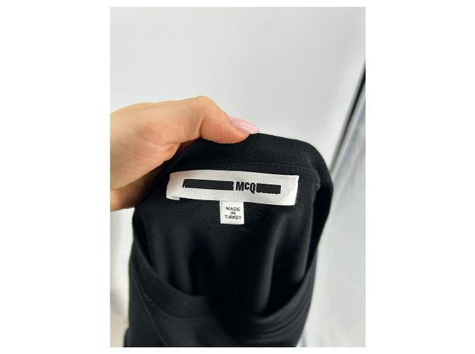 Tops Mcq T. Internacional XS de algodón Negro - vista 5