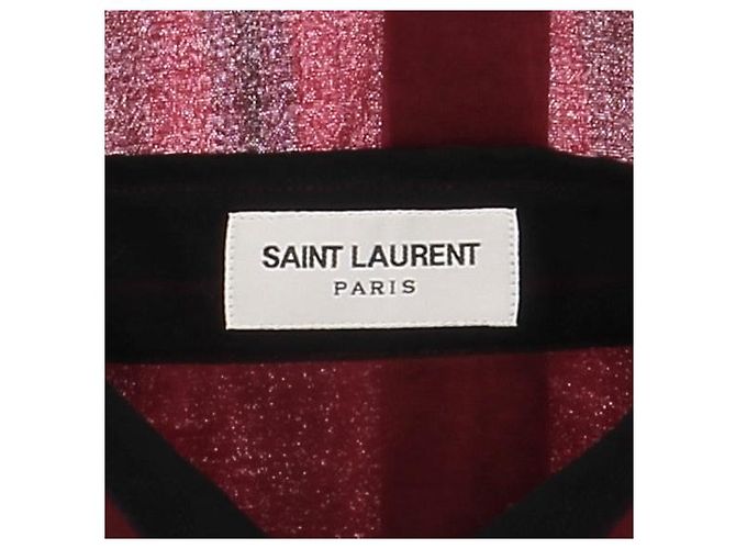 SAINT LAURENT Tops T.FR 38 Lana Roja - vista 5