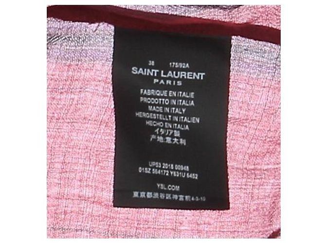 SAINT LAURENT Tops T.FR 38 Lana Roja - vista 7