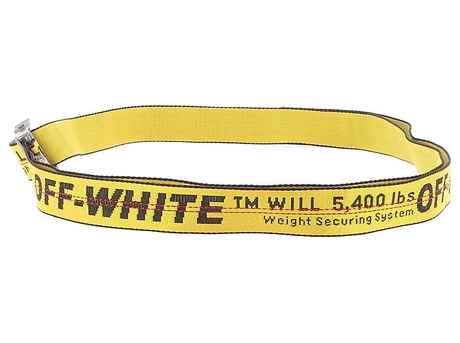 Off White Off-White belts T.International S Polyester Yellow - view 2