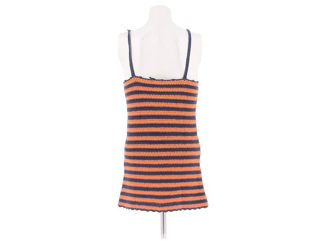 MIU MIU Vestidos T.FR 36 Algodón Naranja - vista 2