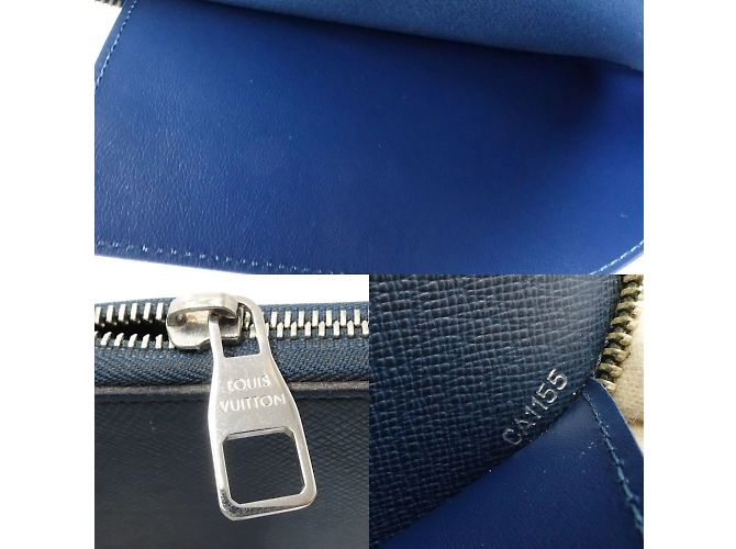 Cartera larga Taiga Louis Vuitton Azul - vista 9