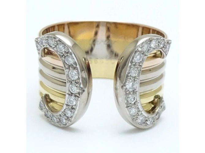 Breite Diamantbandring Cartier 2C - Ansicht 3