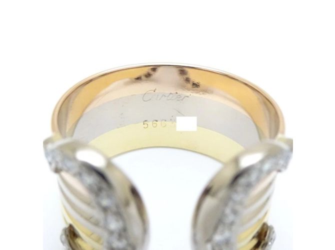Breite Diamantbandring Cartier 2C - Ansicht 7