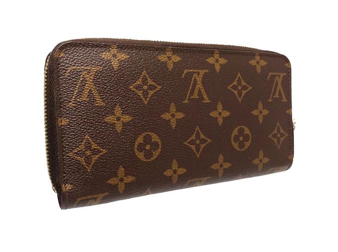 Cartera Larga Louis Vuitton M61349 Zippy Monogram Totem Castaño - vista 3