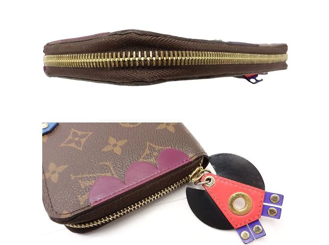 Cartera Larga Louis Vuitton M61349 Zippy Monogram Totem Castaño - vista 4