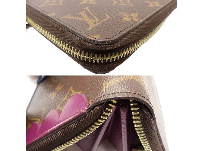 Cartera Larga Louis Vuitton M61349 Zippy Monogram Totem Castaño - vista 5