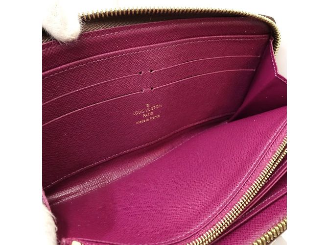 Cartera Larga Louis Vuitton M61349 Zippy Monogram Totem Castaño - vista 7
