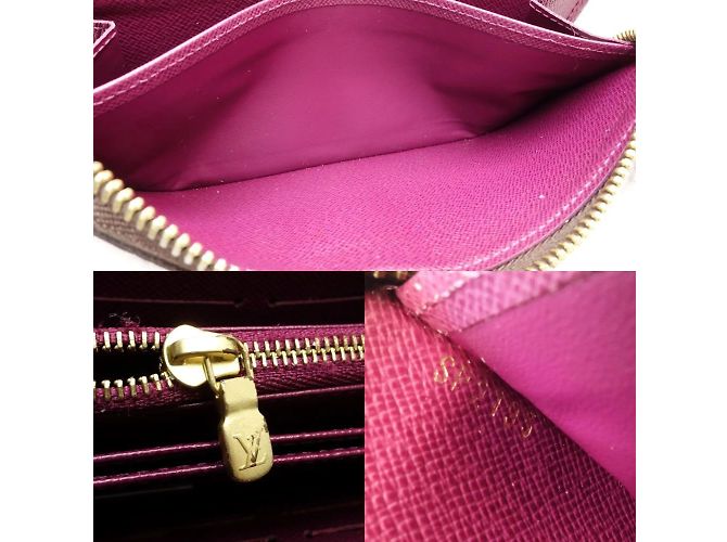 Cartera Larga Louis Vuitton M61349 Zippy Monogram Totem Castaño - vista 9
