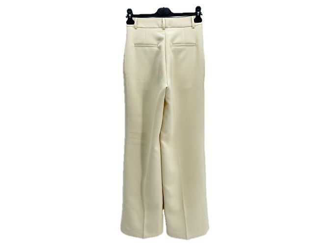 Autre Marque Marcéla London trousers T.International S Polyester White - view 2