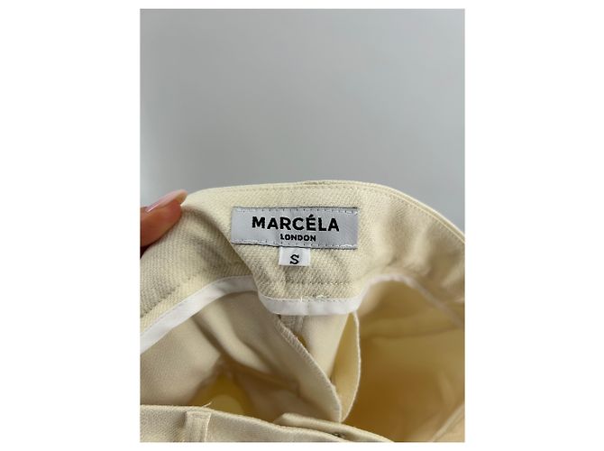 Autre Marque Marcéla London trousers T.International S Polyester White - view 3