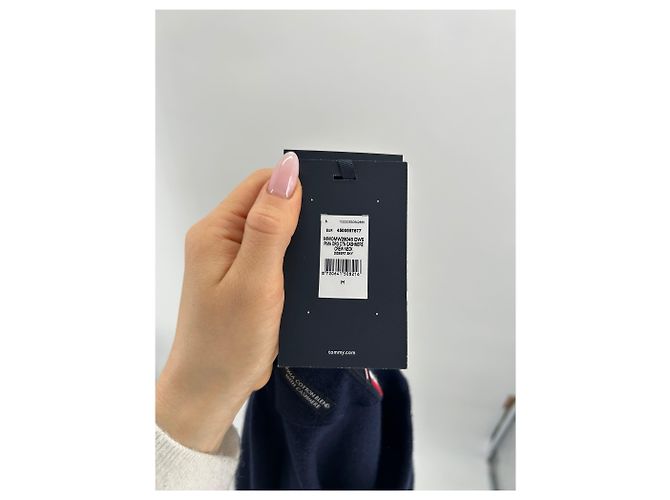Tommy Hilfiger Strickwaren & Sweatshirts T.International M Baumwolle Marineblau - Ansicht 2