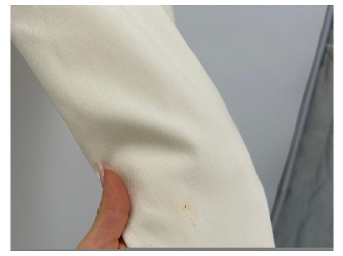 Autre Marque Pantalones Dissh T.US 8 Poliéster Blanco - vista 2