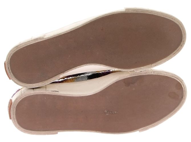 Autre Marque Gute Nachrichten Trainer T.EU 44 Leder Mehrfarben - Ansicht 2