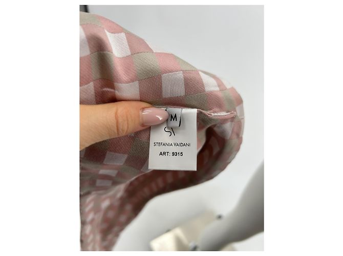 Autre Marque Nicht signiert / Unterschrieben T.International M Polyester Pink - Ansicht 2