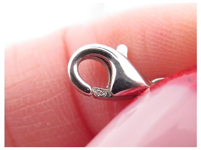 Collana Pendente O.J. Perrin Cuore Leggende MM Oro 18K 7g Corda Cartier - vista 4