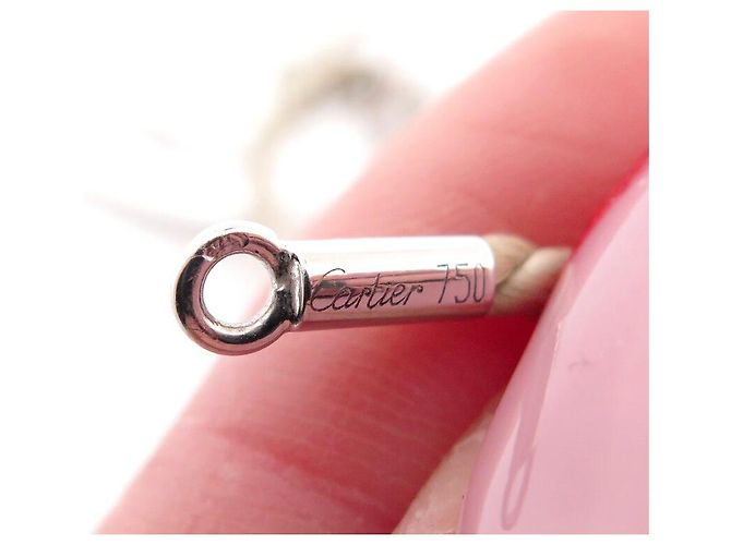 Collana Pendente O.J. Perrin Cuore Leggende MM Oro 18K 7g Corda Cartier - vista 5