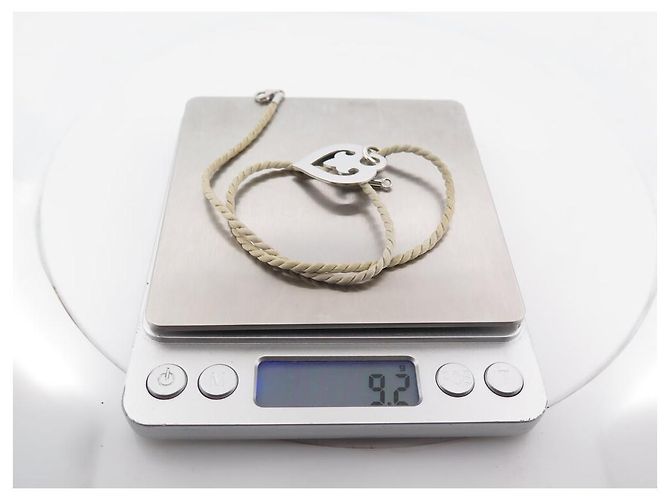 Collana Pendente O.J. Perrin Cuore Leggende MM Oro 18K 7g Corda Cartier - vista 7