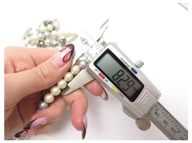 COLLANA CHANEL PERLE E LOGO CC 2004 CUORI MADEMOISELLE STRASS 48-54 COLLANA Argento - vista 6