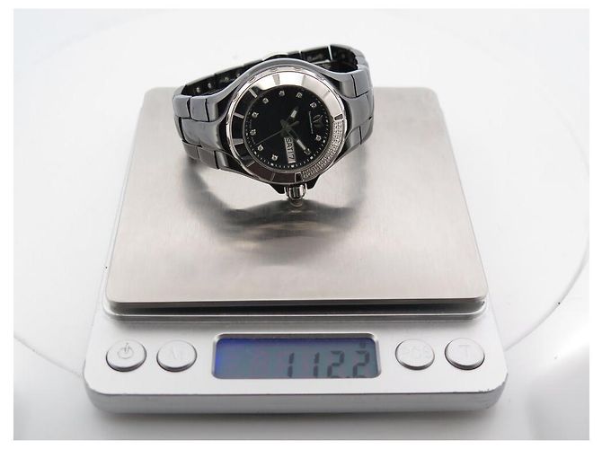 RELOJ TECHNOMARINE CRUISE 110027C QUARTZ 36 MM CERÁMICA DIAMANTES Negro - vista 8