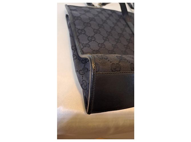 Borsa a mano Gucci Jackie in tessuto nero - vista 11