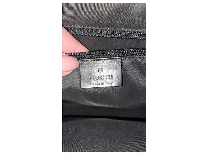 Borsa a mano Gucci Jackie in tessuto nero - vista 8