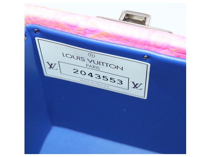 LOUIS VUITTON Taurillon Illusion Cotoville 40 Trunk Multicolor LV Auth yk15763S Multicolore - vista 11