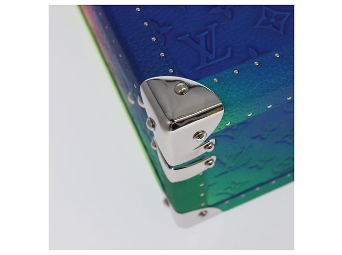 LOUIS VUITTON Taurillon Illusion Cotoville 40 Trunk Multicolor LV Auth yk15763S Multicolore - vista 15