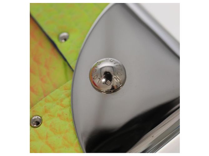 LOUIS VUITTON Taurillon Illusion Cotoville 40 Trunk Multicolor LV Auth yk15763S Multicolore - vista 18
