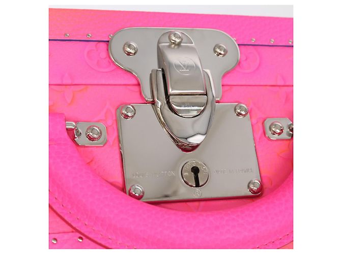 LOUIS VUITTON Taurillon Illusion Cotoville 40 Trunk Multicolor LV Auth yk15763S Multicolore - vista 19