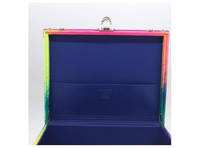 LOUIS VUITTON Taurillon Illusion Cotoville 40 Trunk Multicolor LV Auth yk15763S Multicolore - vista 24