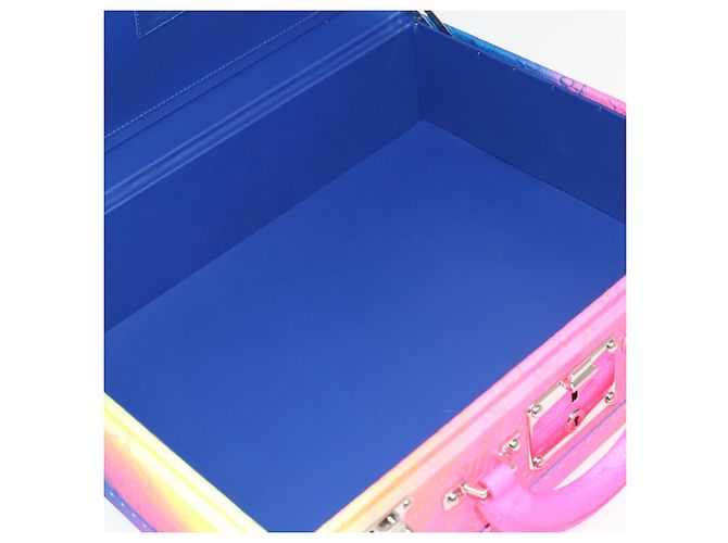 LOUIS VUITTON Taurillon Illusion Cotoville 40 Trunk Multicolor LV Auth yk15763S Multicolore - vista 27