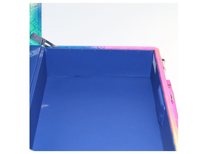 LOUIS VUITTON Taurillon Illusion Cotoville 40 Trunk Multicolor LV Auth yk15763S Multicolore - vista 28