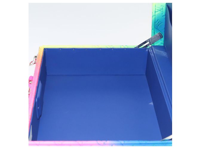 LOUIS VUITTON Taurillon Illusion Cotoville 40 Trunk Multicolor LV Auth yk15763S Multicolore - vista 29