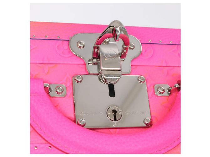 LOUIS VUITTON Taurillon Illusion Cotoville 40 Trunk Multicolor LV Auth yk15763S Multicolore - vista 9