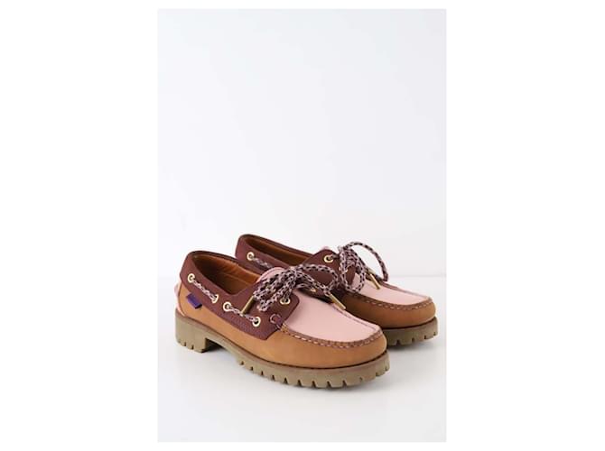Sebago Scarpe in pelle con lacci Rosa - vista 3