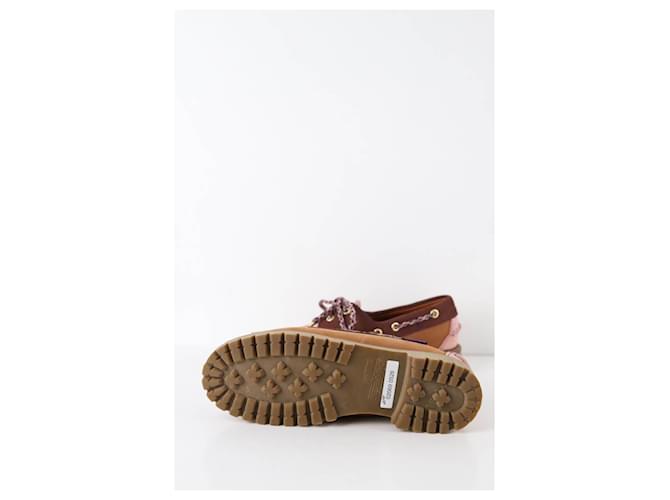 Sebago Scarpe in pelle con lacci Rosa - vista 7