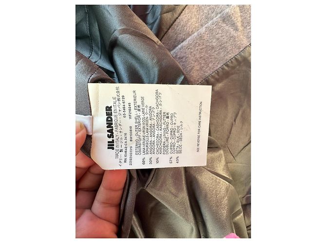 Abrigo Jil Sander de lana gris - vista 10
