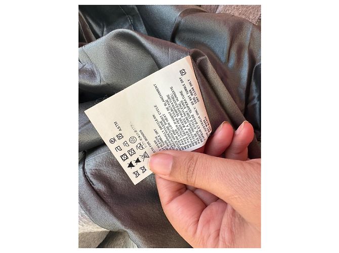 Abrigo Jil Sander de lana gris - vista 11