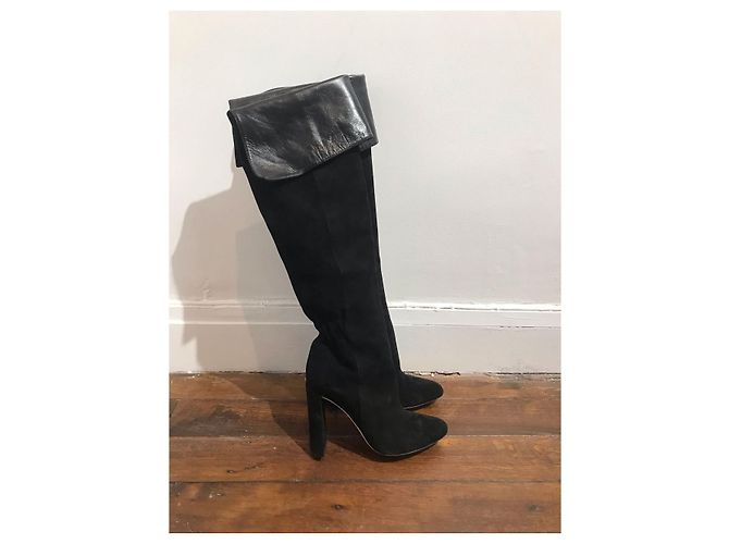Botas DIOR T.EU 37.5 de ante Negro - vista 7