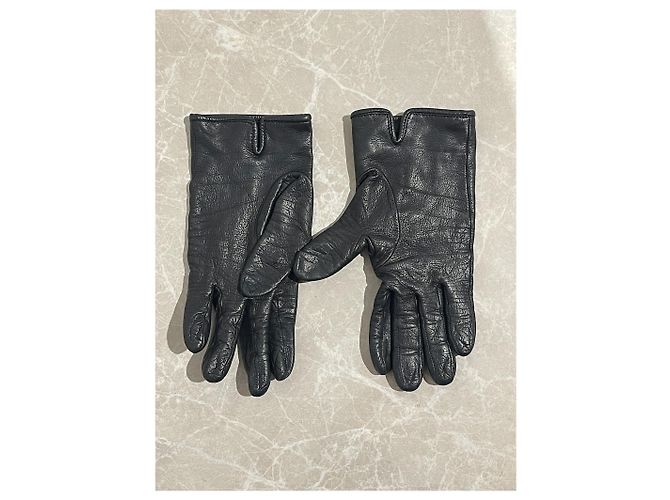 GUCCI Handschuhe T.International M Leder Schwarz - Ansicht 6