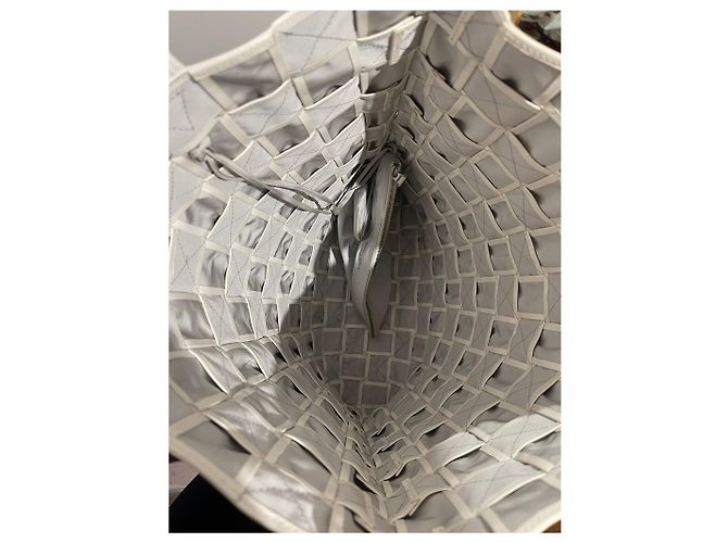 BOTTEGA VENETA Borse T. Pelle Bianco - vista 10