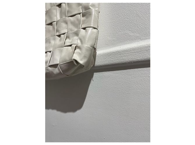 BOTTEGA VENETA Borse T. Pelle Bianco - vista 5