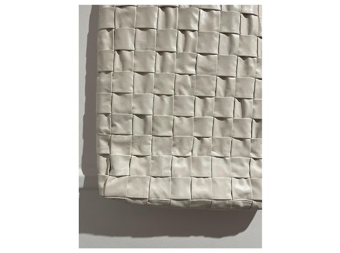 BOTTEGA VENETA Borse T. Pelle Bianco - vista 6