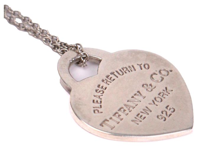 TIFFANY & CO - Collar en forma de corazón de Tiffany & Co en plata - vista 3