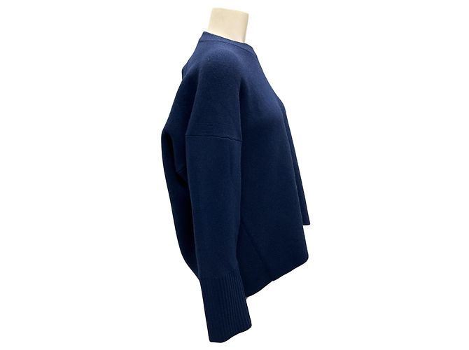 Suéter oversized azul em cashmere ecológico Proenza Schouler - vista 2