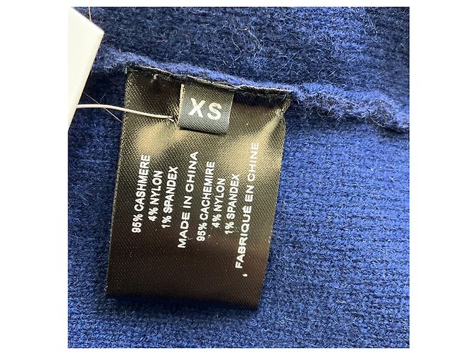Suéter oversized azul em cashmere ecológico Proenza Schouler - vista 5