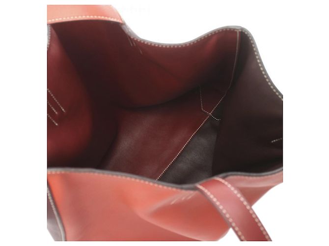 Double sens Hermès Borse HERMES T. Pelle Rosso - vista 4