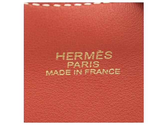 Double sens Hermès Borse HERMES T. Pelle Rosso - vista 5
