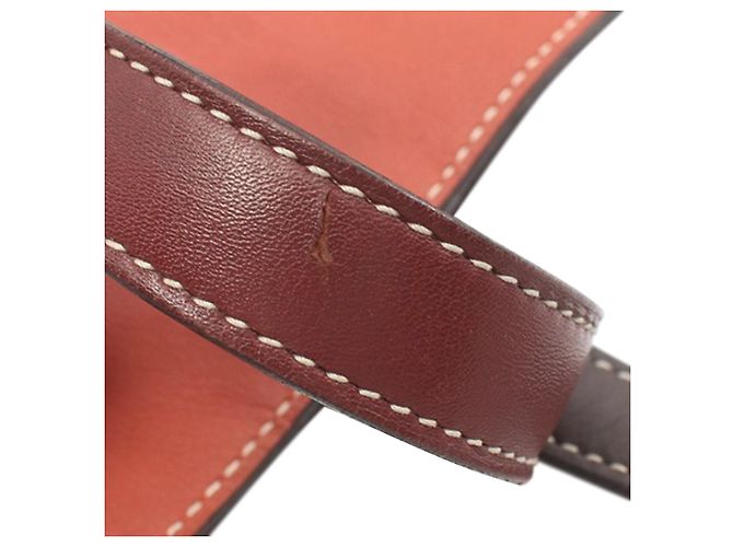 Double sens Hermès Borse HERMES T. Pelle Rosso - vista 7
